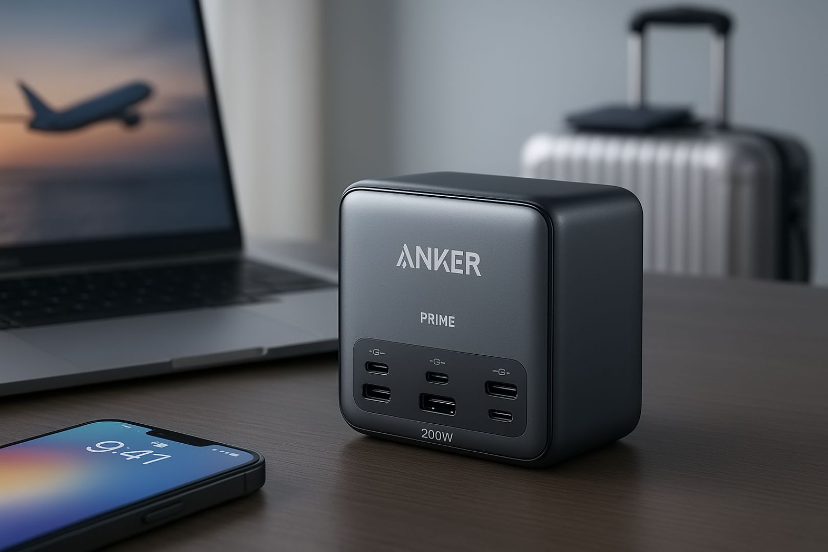 Fast Charger Anker Prime 200W: Aman di Pesawat dan Diskon 20 Persen